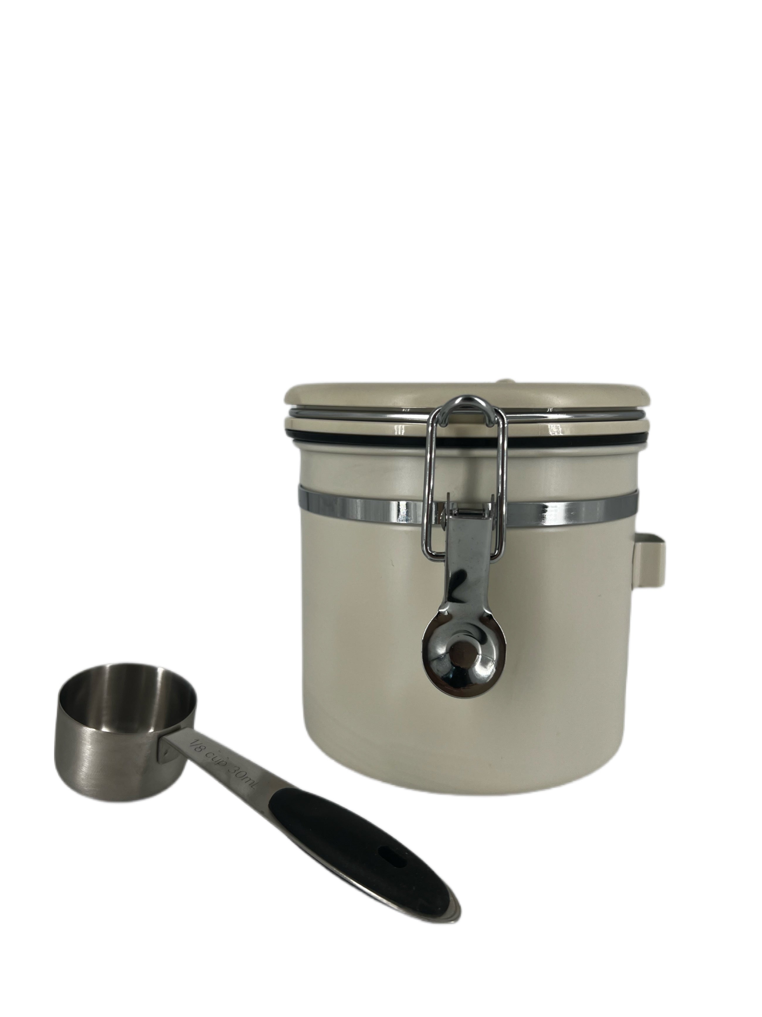 CONTENEDOR HERMÉTICO PARA CAFÉ COLOR CREMA 1,2LT