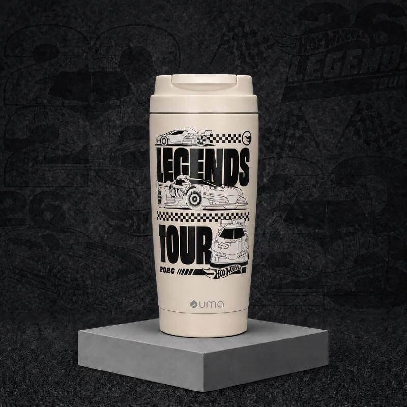 Vaso Térmico para Café Mug Hot Wheels Legends Tour Beige 590 ml UMA