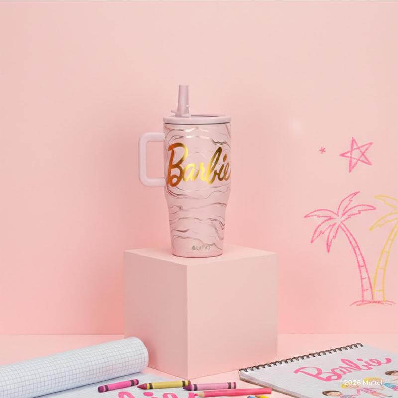 Vaso Térmico Tumbler Mug Barbie Dreams 590ml Acero Inox UMA